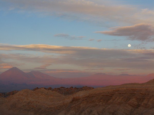 Sunset at moon valley