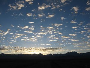Sunrise in Salar de Atacama