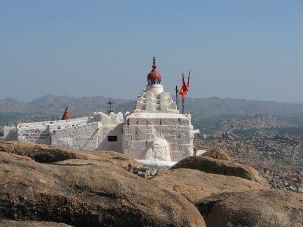 The temple we climbed to 