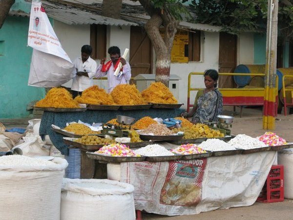 The main Bazar, Hampi