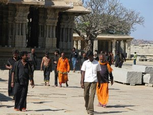 Pilgrims at Vitthala temple