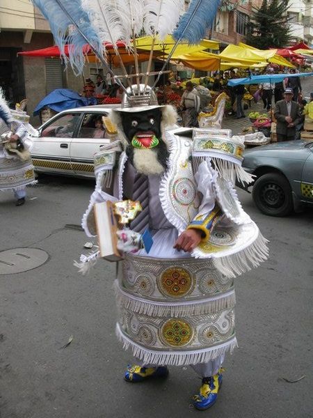 Street parade, La Paz