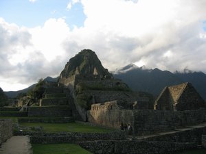 End of the day at Machu Picchu