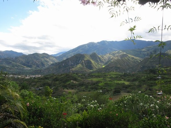 Vilcabamba - the view from our hostel