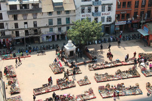 Souvenir sellers, Durbar Square