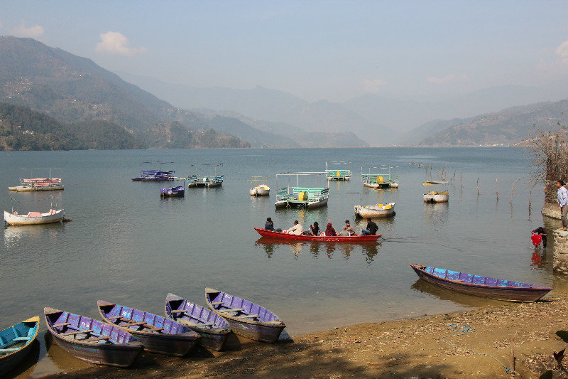 On the lake, Pokhara