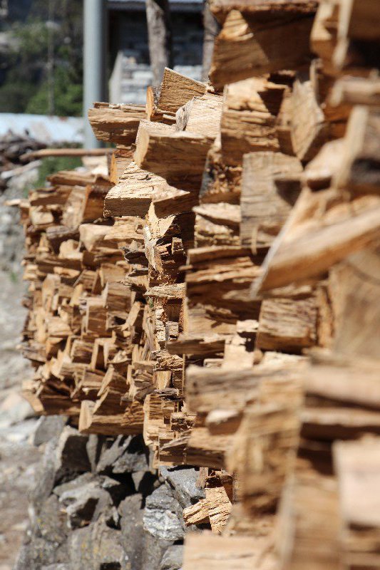 Annapurna Day 4 - Firewood piled high, Danakyu