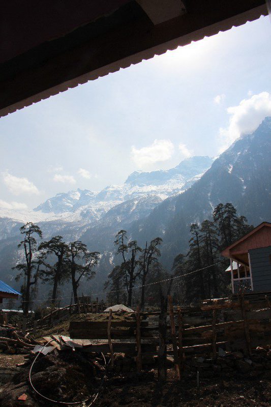 Annapurna Day 4 - view from my window