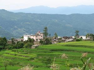 The village I was trying to reach through the rice terraces