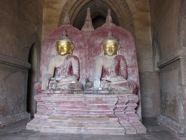Historical and future Buddha's at Dhammayangyi Pahto