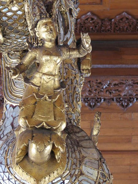 Decoration above the Maha Ganda Bell at Shwedagon