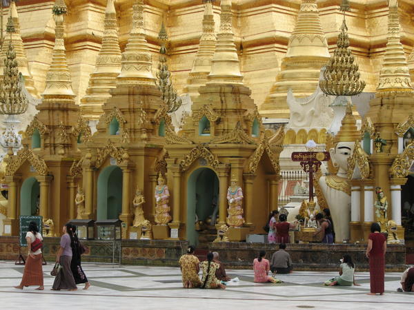 At Shwedagon Paya