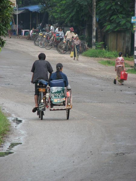 LIfe in the slow lane Burmese style