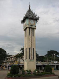 The town clock in Pyay