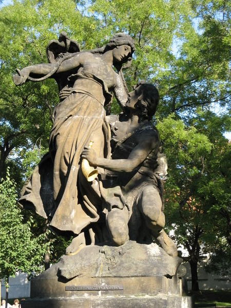 Statue in Vysehrad