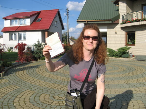 After receipt of the visa in front of the Belarus consulate