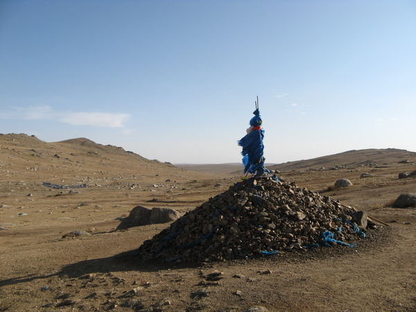 Prayer site in Mongolia