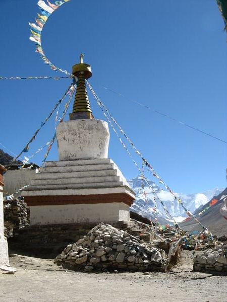 View to Everest from the highest monastery in the world