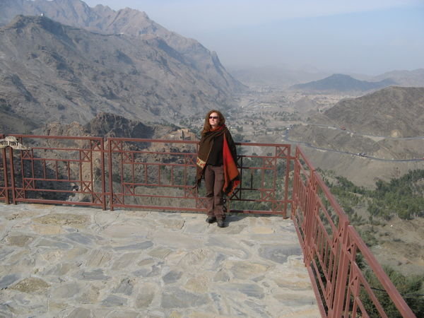 View over Afghanistan from the fort