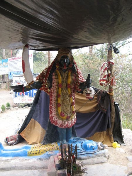 The Kali shrine in Rishikesh