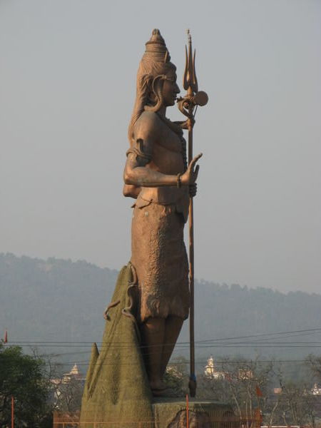 Lord Shiva towers over Haridwar