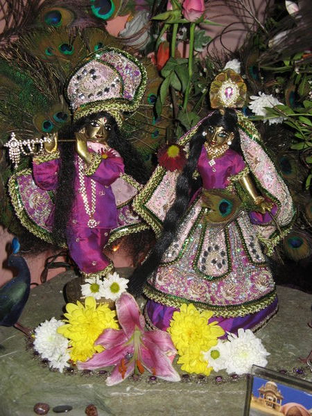 Krishna & Radha on the altar