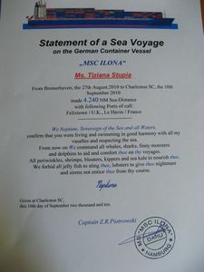 My certificate from Neptune