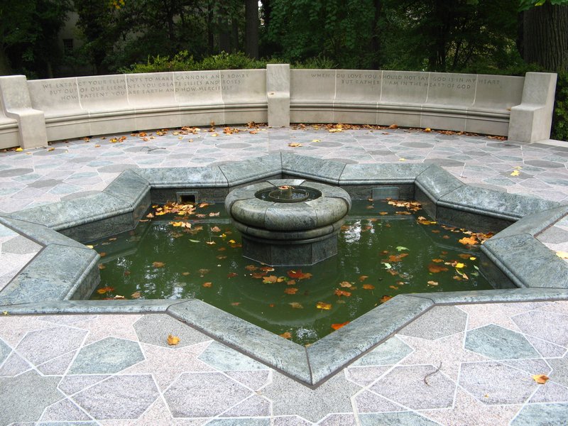 The Kahlil Gibran memorial, Washington D.C.