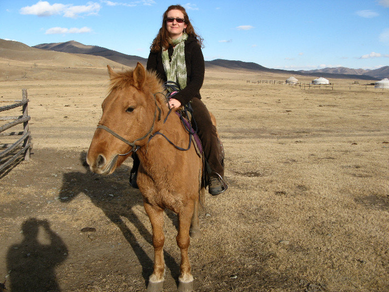 Horse-riding in Mongolia