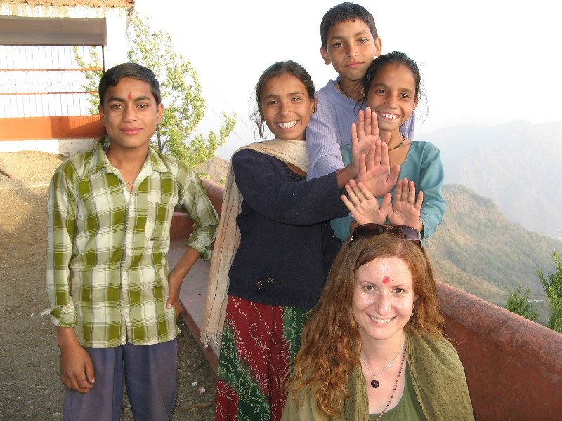 With little friends in India