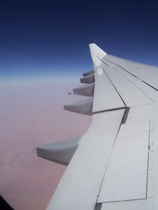 Flying over the Sahara...
