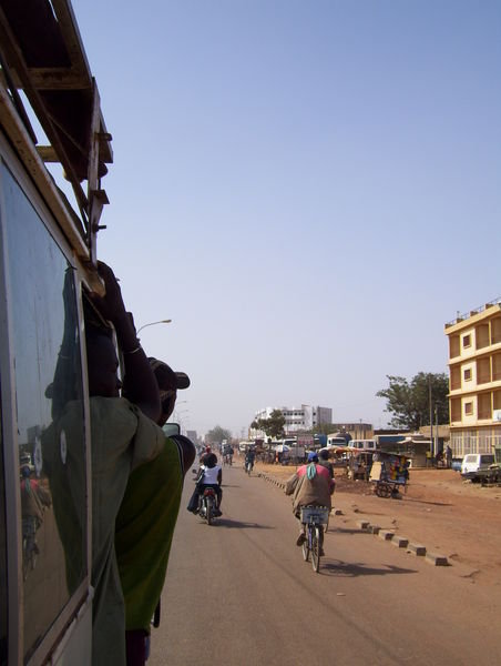 A shot of Ouaga out the window