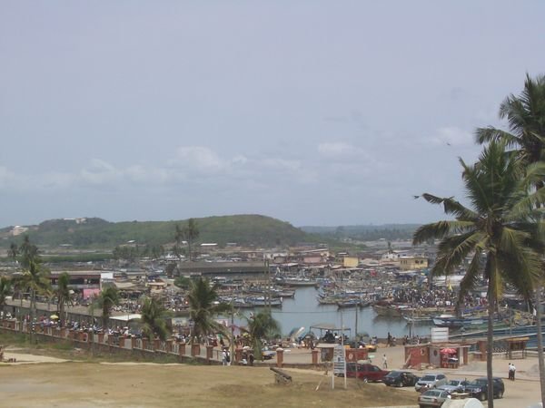 The harbor in Elmina