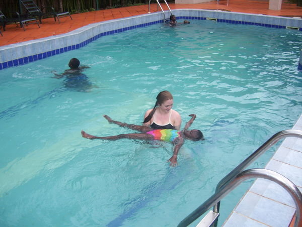 Swimming Lesson began!