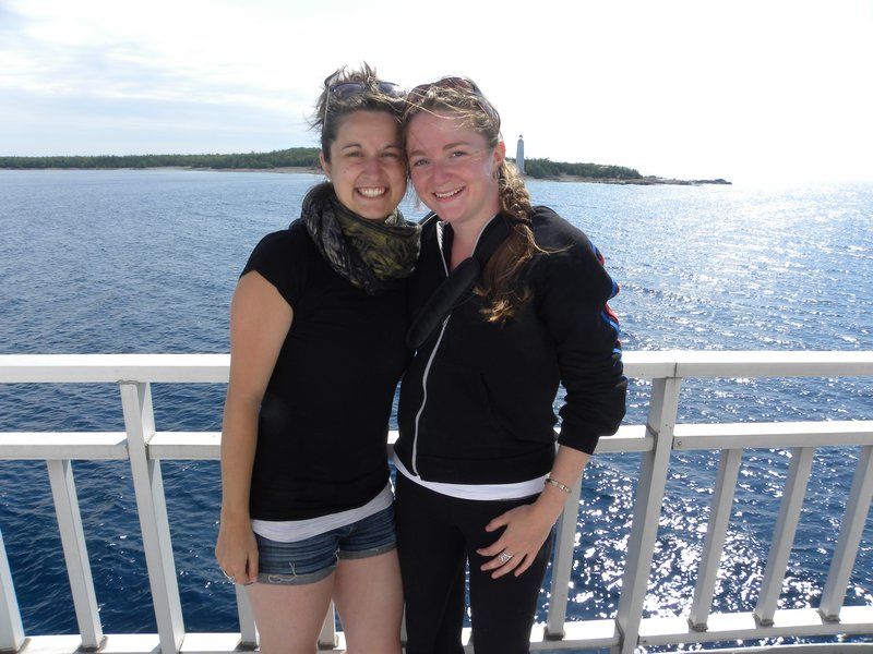 Mel & I on the ferry