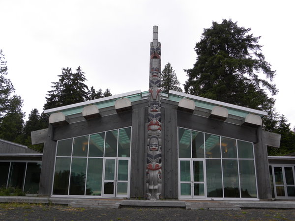 Back of the Haida Heritage Center
