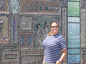 Giant wall mosaic