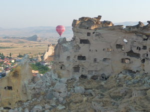 Flying over Cappadocia
