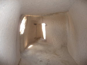 Interior of cave