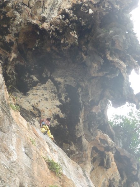 There were some amazing overhangs that boggled the mind