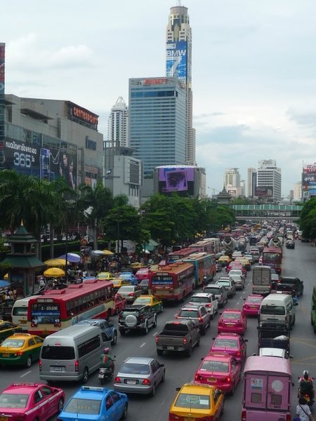Bangkok traffic is horrendous.