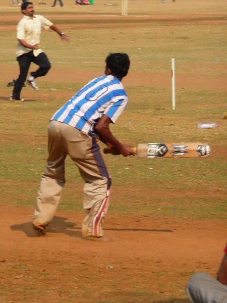 Improptu Cricket match