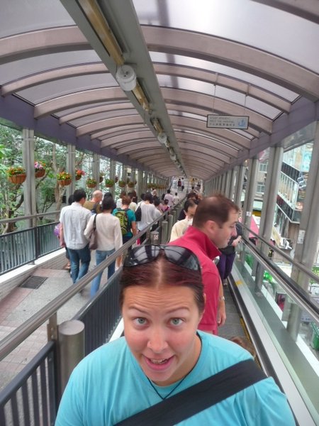World's longest covered escalator