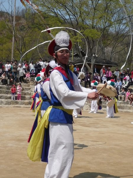 Korean Dancers and tassel twirlers