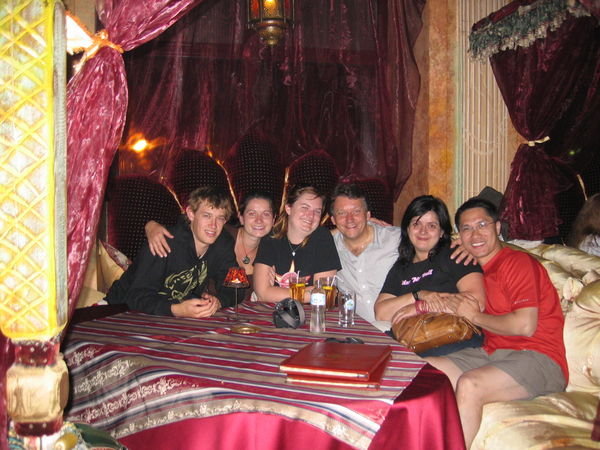 The Gang At The lebanese Restaurant