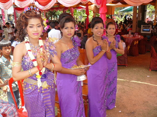 Cambodian Wedding party