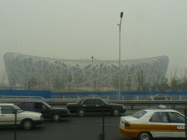 Beijing Olympic Birds Next Stadium