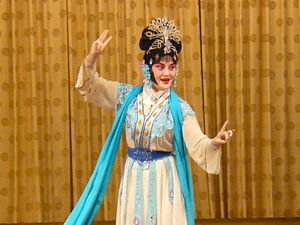 High Pitched Opera Singing From Peking Star