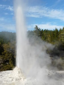 The Lady Geyser Gushes