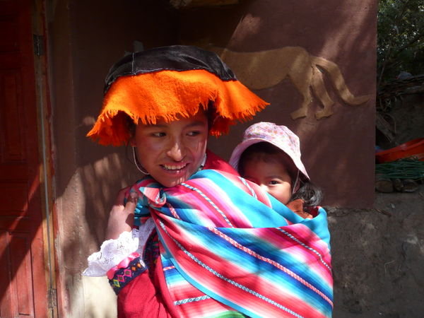 Colourful Hillstribe Mother & Daughter